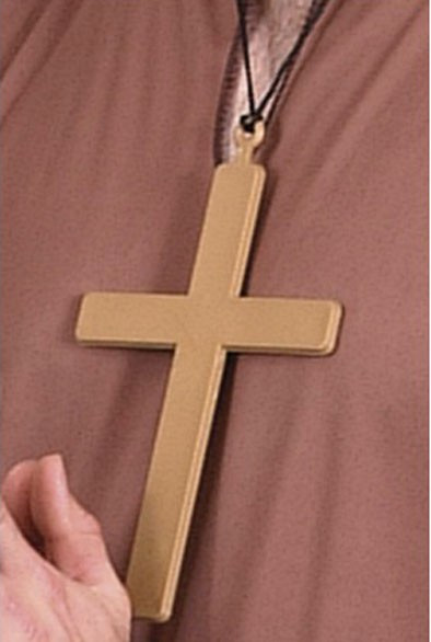 Collar de cruz de sacerdote bendecido