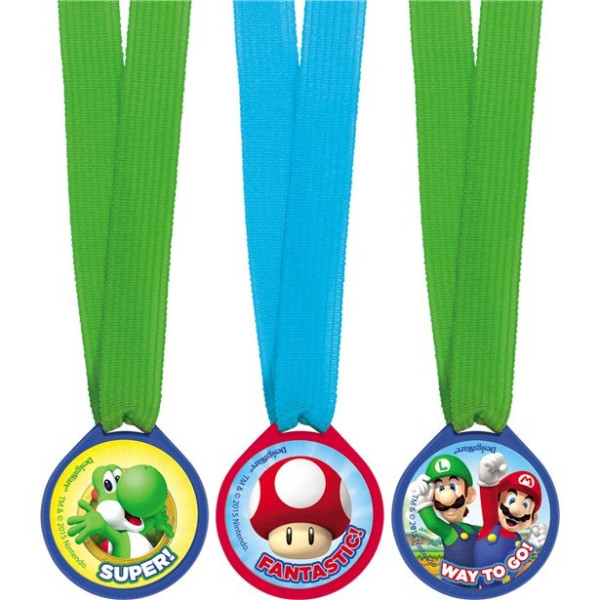 12 Super Mario World Mini-medaljer