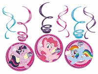 6 spirales décoratives My Little Pony
