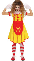 Anteprima: Costume da clown horror per ragazza hamburger