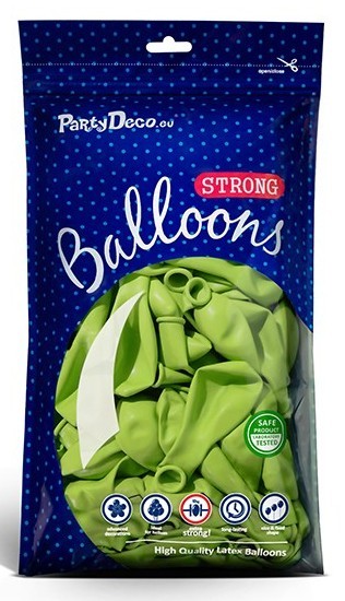 20 party star balloons may green 27cm 2