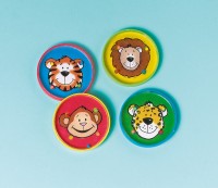 Cute puzzle with zoo animals 12 pieces