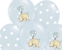Vorschau: 50 Boy Elephant Luftballons 30cm