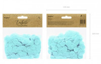 Oversigt: Partimalimal konfetti isblå 15g