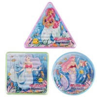 Jeu de labyrinthe Sirene 6 cm, petit cadeau anniversaire enfant