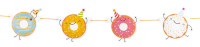 Vorschau: Happy Donut Girlande 3m