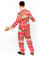 Preview: Christmas party suit for men red-green