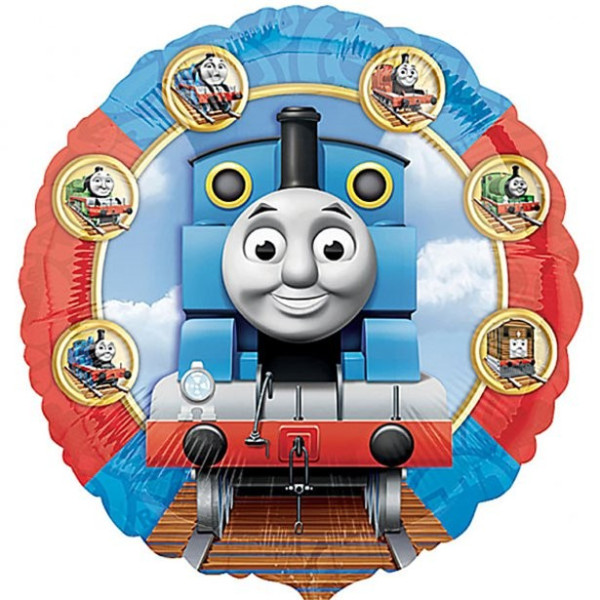 Locomotief Thomas folieballon 46cm