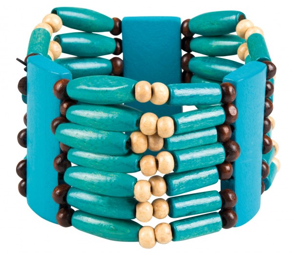 Indian beaded bracelet turquoise