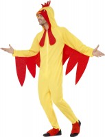 Vorschau: Hühner Overall Kostüm Für Erwachsene