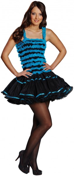 Costume Ballerine Bianca turquoise noir