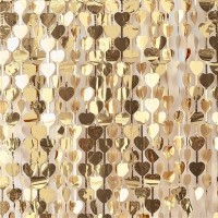 Golden wedding curtain 1 x 2.5m