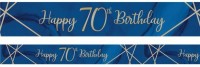 Luxurious 70th Birthday Banner 2.74m
