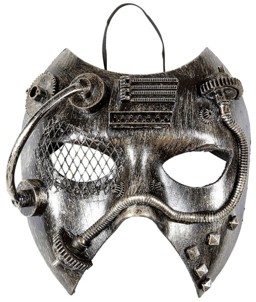 Metaliczna maska Mister Steampunk