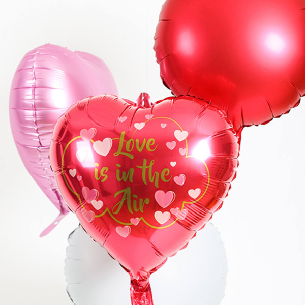 Love is in the air hjärtballong 45cm