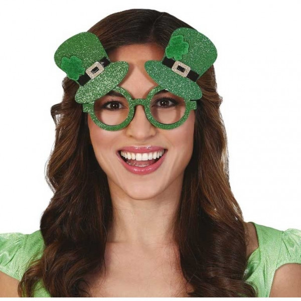 Funny Leprechaun St Patricks Day Glasses