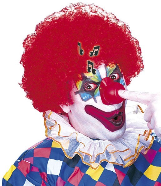 Nez de clown rouge avec effet sonore