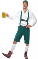 Förhandsgranskning: Oktoberfest Seppl kostym grön