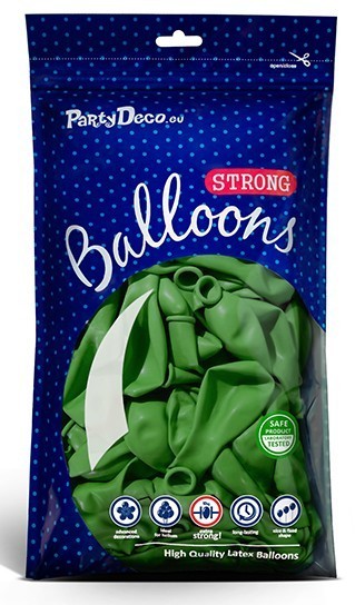 50 Partystar Luftballons apfelgrün 30cm