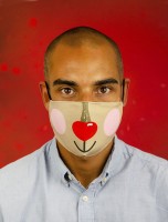 Vorschau: Mund-Nase-Maske Rentier