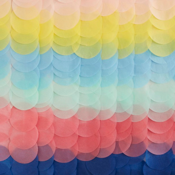 Beautiful Rainbow Eco Curtain 2m x 2m