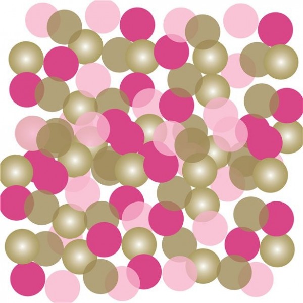 Pink communion confetti 14g