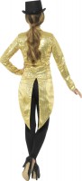Preview: Sequined ladies tailcoat gold