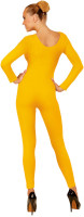 Long sleeved bodysuit for women yellow