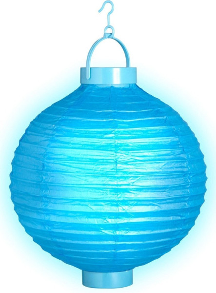Blauwe LED-lantaarn 30 cm