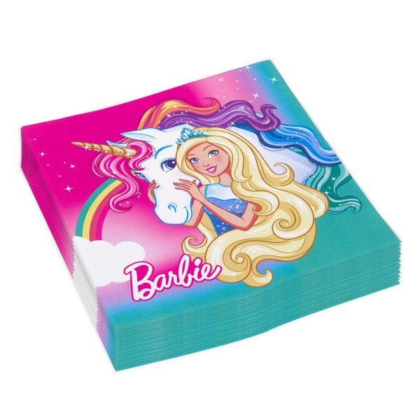 20 Barbie-Dreamtopia Servietten 33 x 33cm