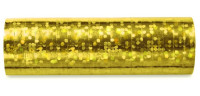 Anteprima: 1 rotolo di stelle filanti oro metallizzato 3,8m