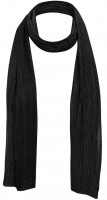 Oversigt: Gennemsigtig tørklæde Chiara 160 x 27 cm sort