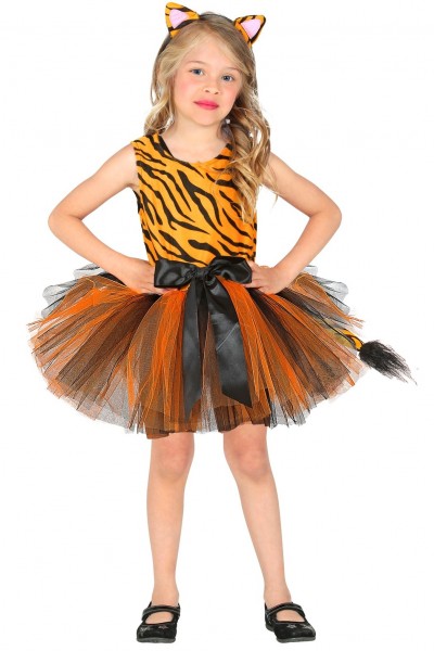 Disfraz de tigre dulce para niña