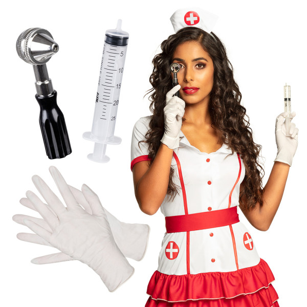 3-teiliges Krankenschwester Set