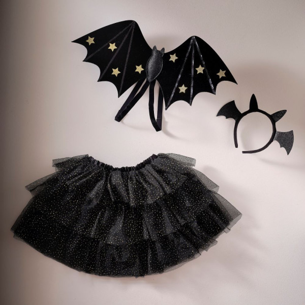 Disfraz de murciélago estrellado para niña deluxe
