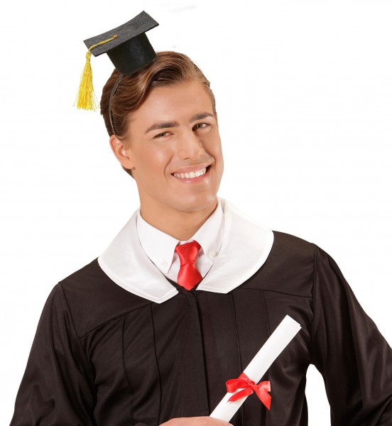 Sombrero graduado negro