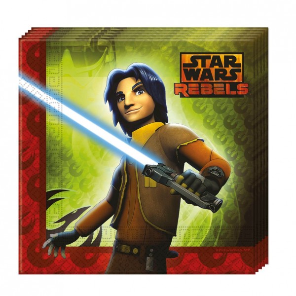 20 Star Wars Rebels napkins 33cm