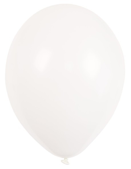 10 transparent latex balloons 27.5cm