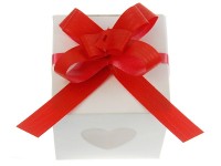 Preview: 50 self-gathering bows red 1cm