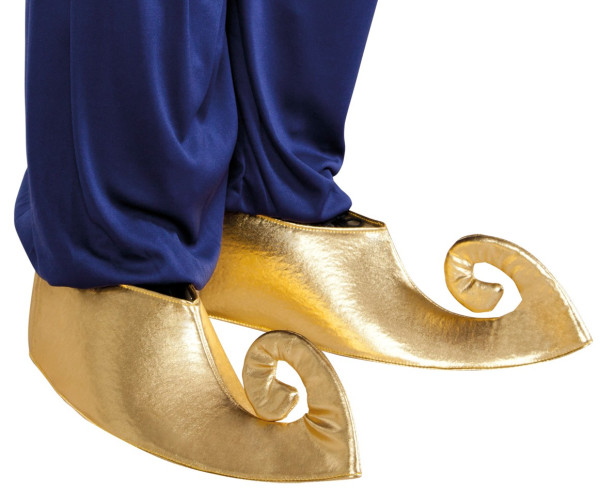 Golden Arabic shoe covers