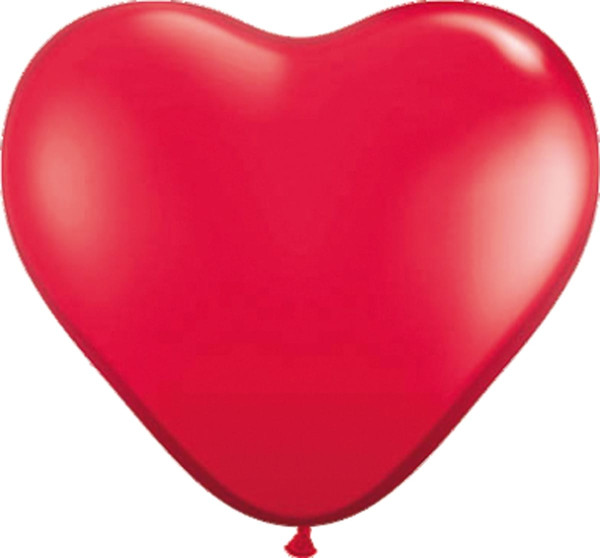 8 ballons coeur Romeo 30cm