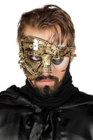 Gylden steampunk-maske Kilian
