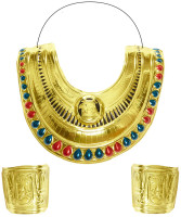 Widok: Zestaw biżuterii egipskiej urody