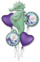 Shellebrate Meerjungfrau Ballon Bouquet