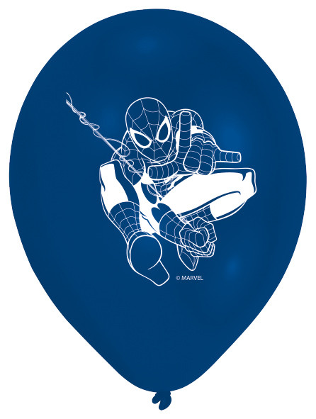 6 Spiderman On A Mission Luftballons 23 cm 3