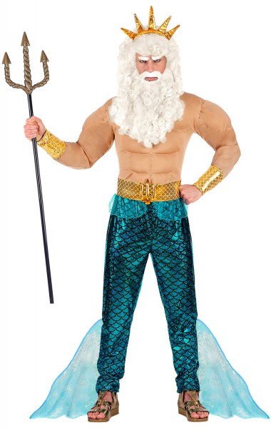 Costume da uomo Poseidon Sea God