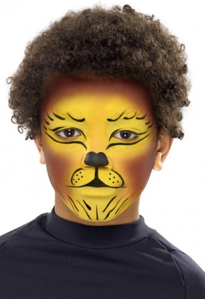 Set de peinture de maquillage Lion Tiger avec instructions