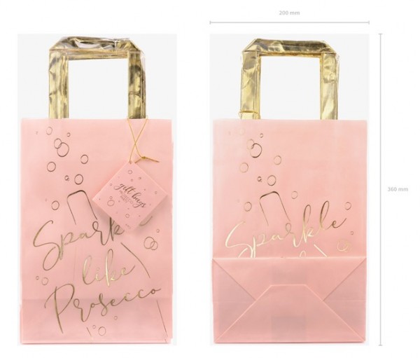 6 Sparkling Prosecco gift bags 3