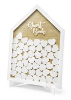 Preview: Heart leaf guest book 30.5 x 43cm