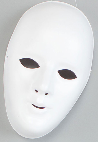 Máscara de mujer fantasma
